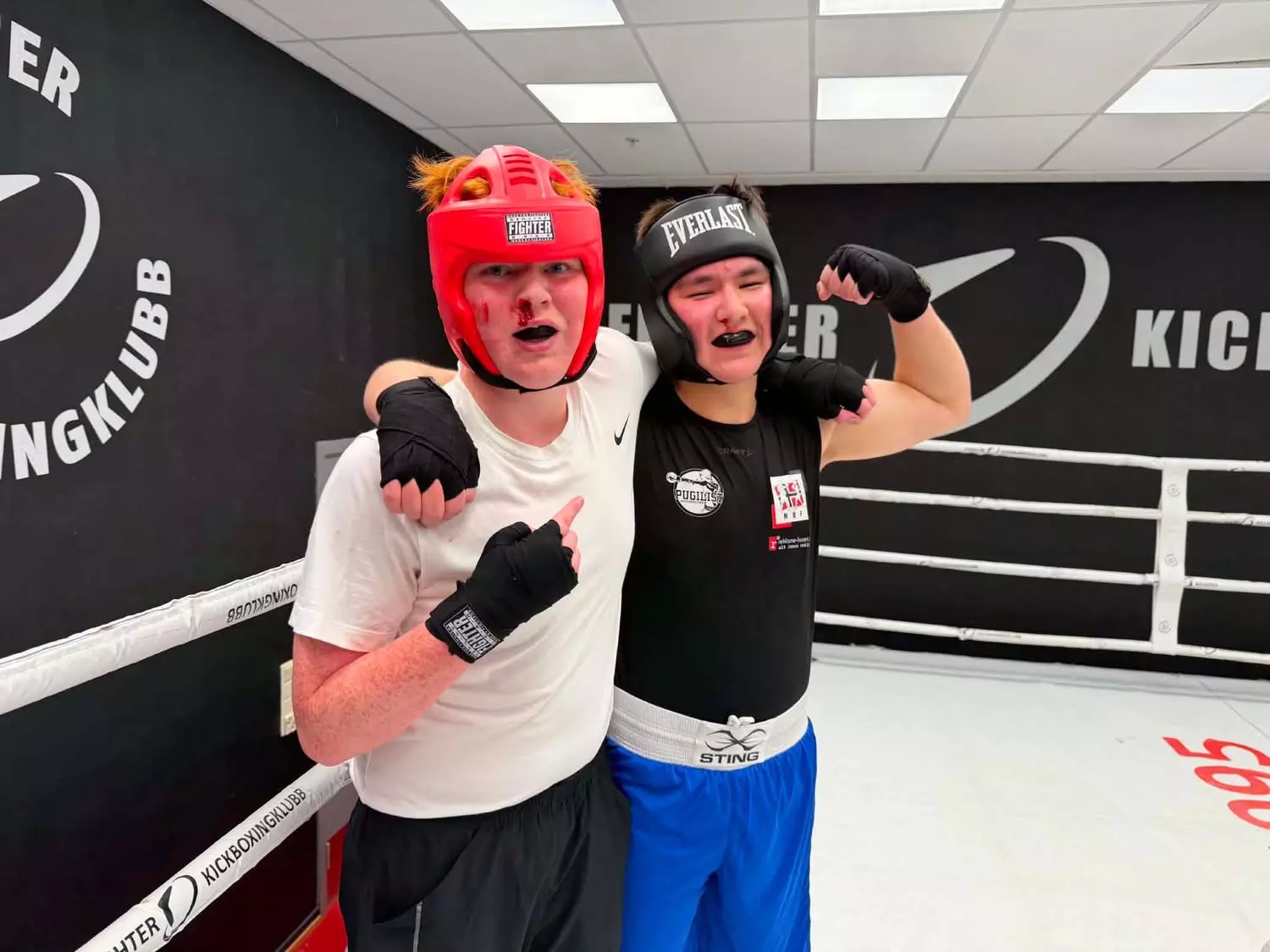 Farid sparring
