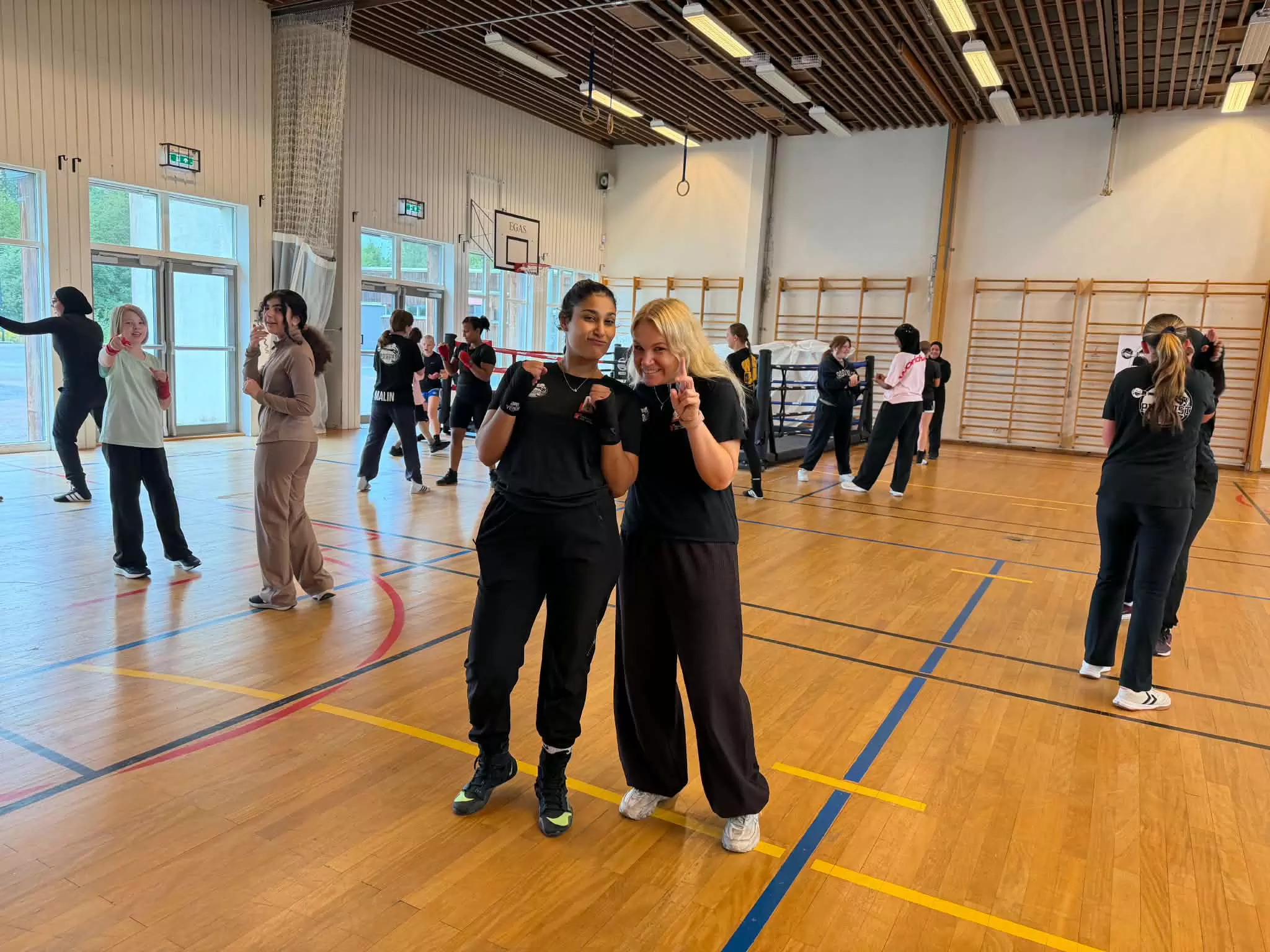 Linda og Hilde er strålende fornøyde