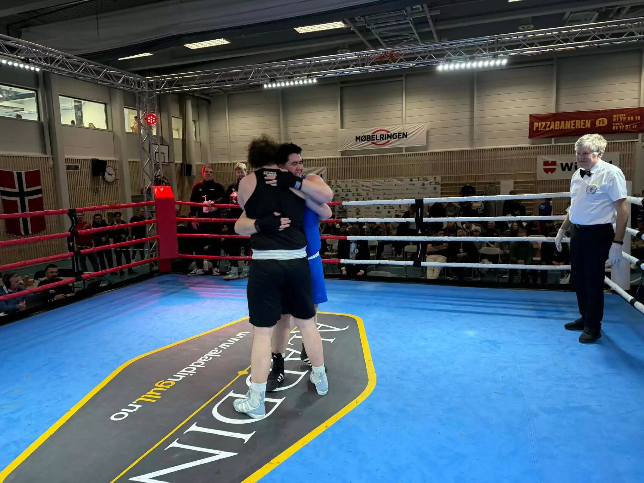 God stemning etter en hard kamp