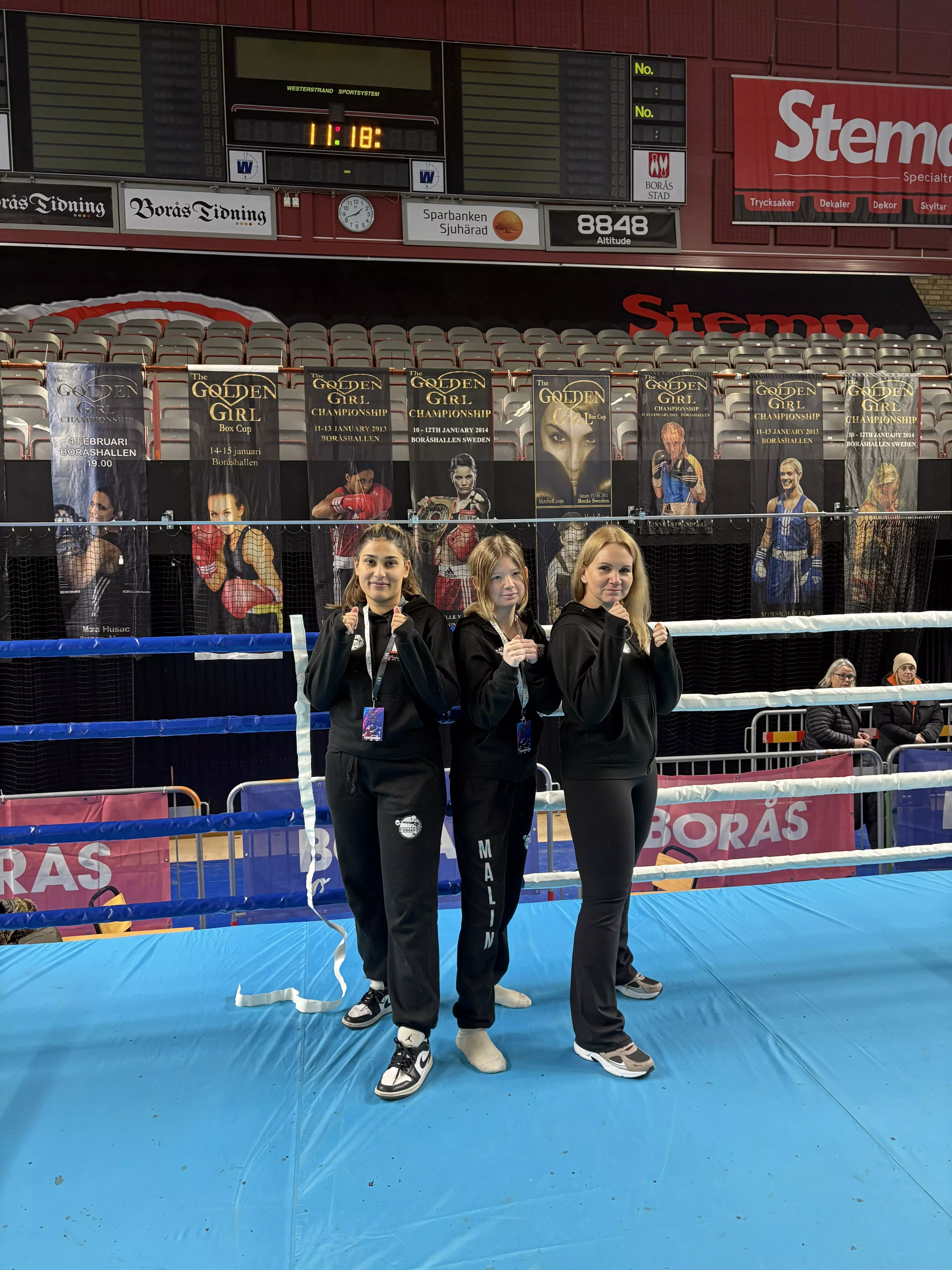 Coach Hilde,Linda og Malin