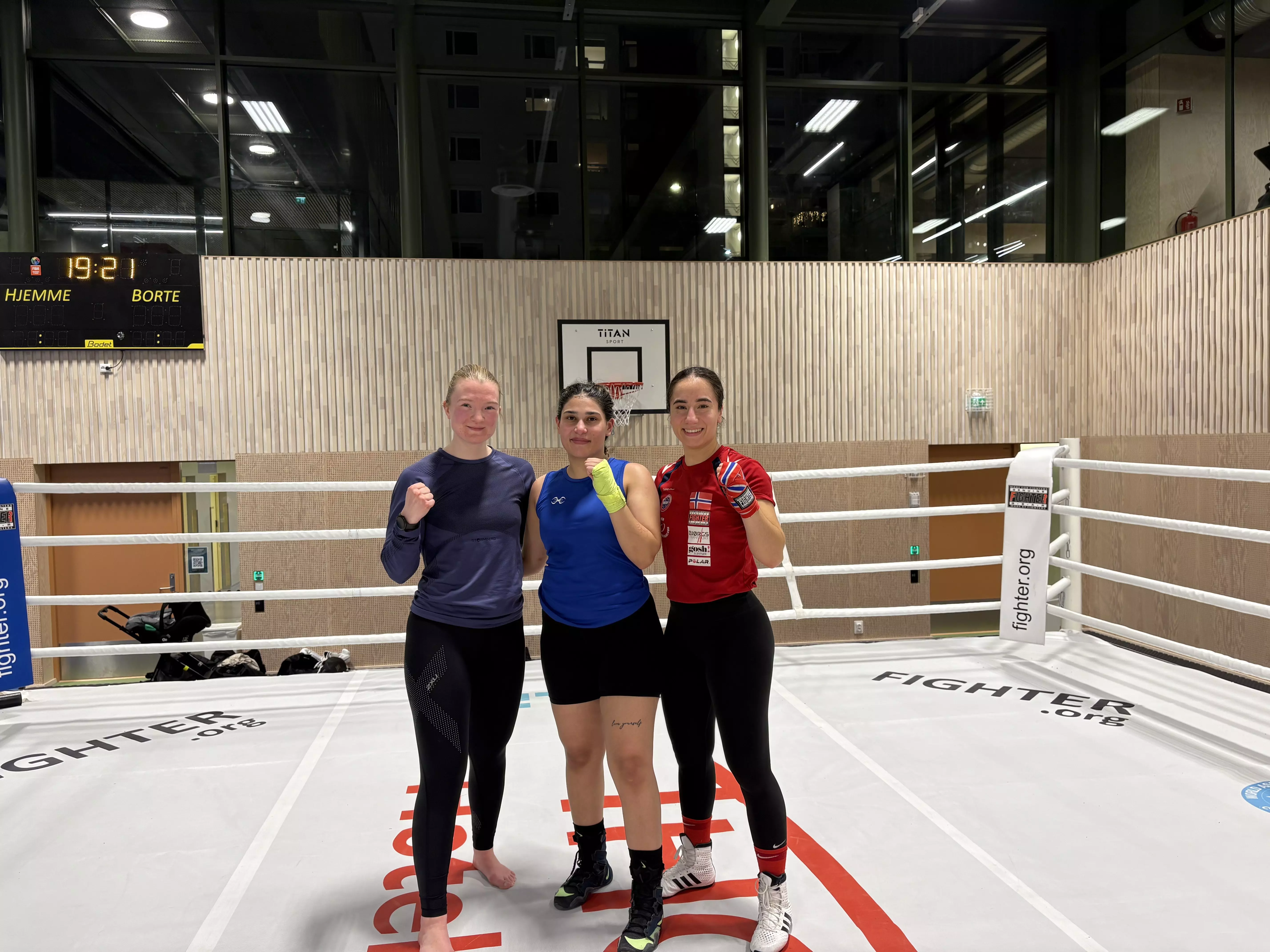 Linda og hennes flinke sparringspartnere