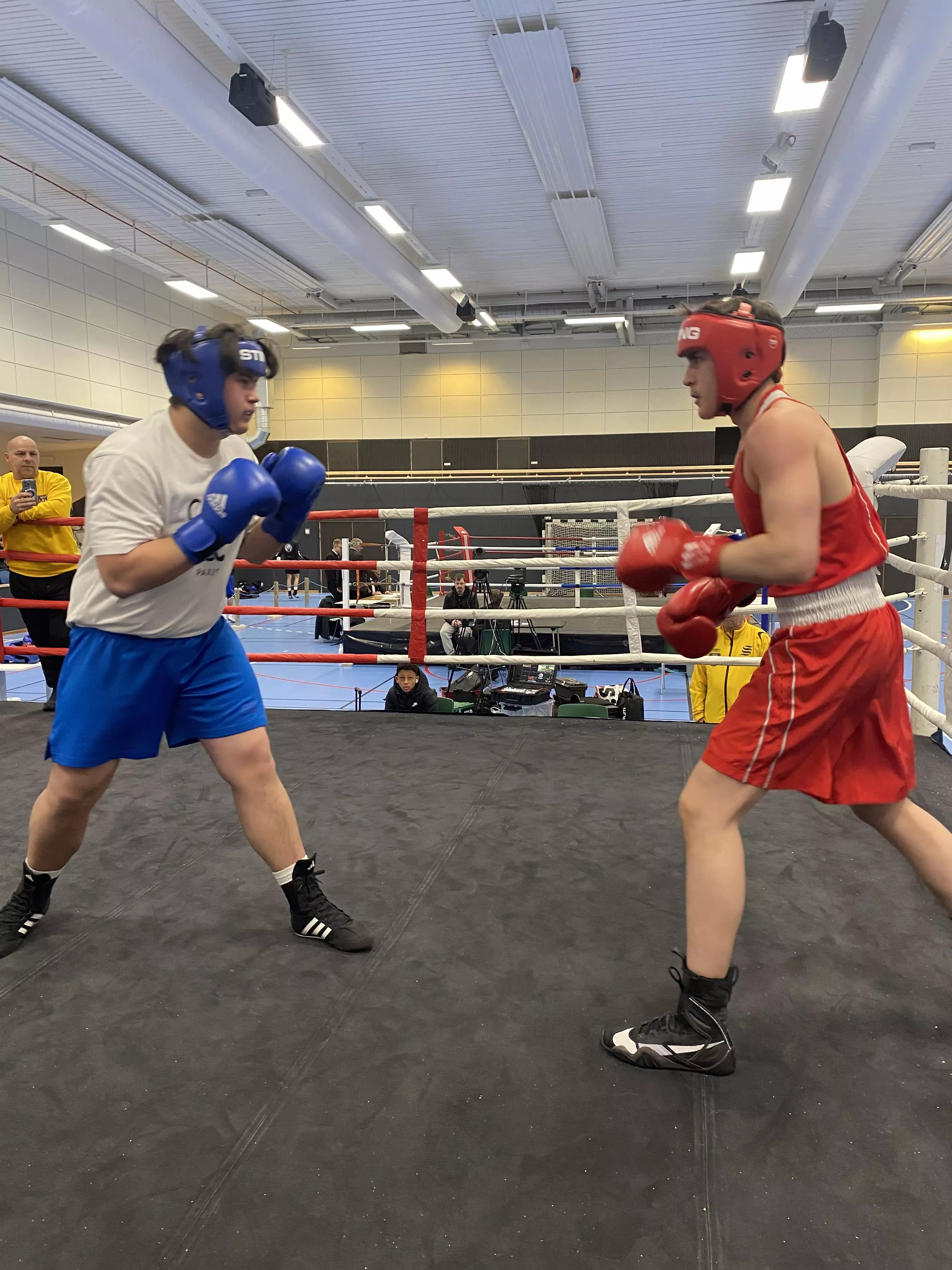 Kim Andre fikk ikke kamp, men god sparring