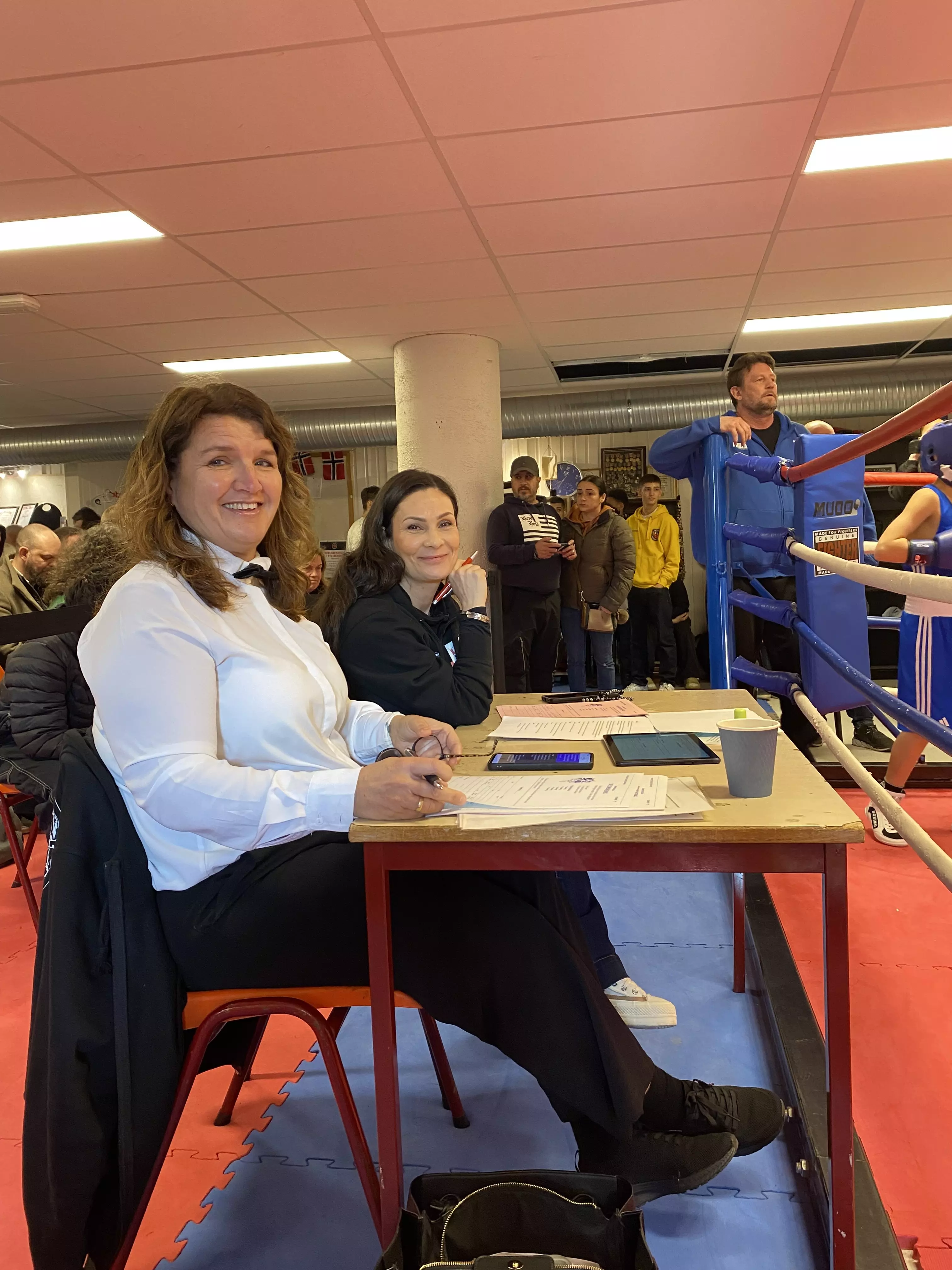 Dommere fra klubben deltok