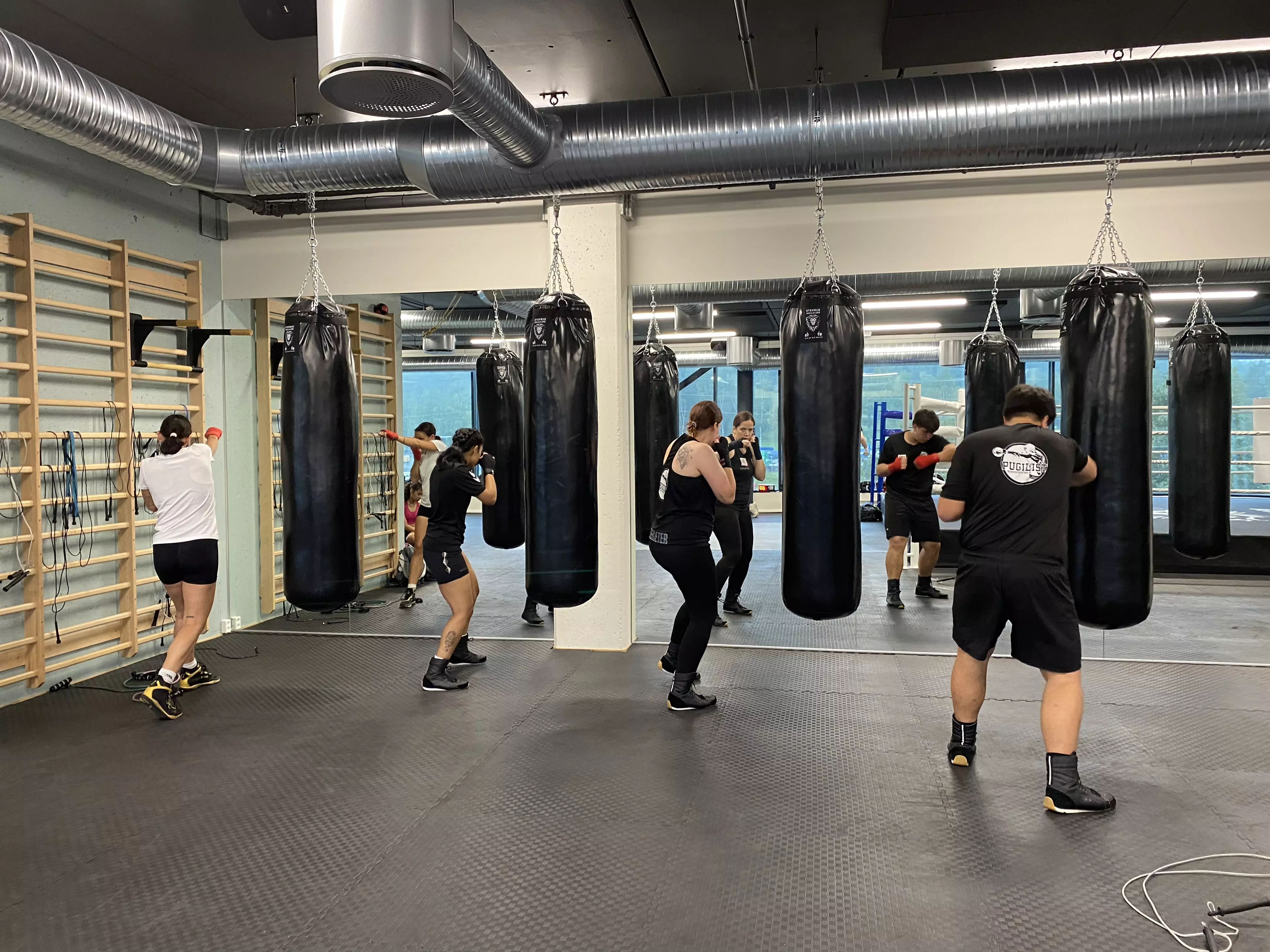 Sparring hos Stover Bokseklubb