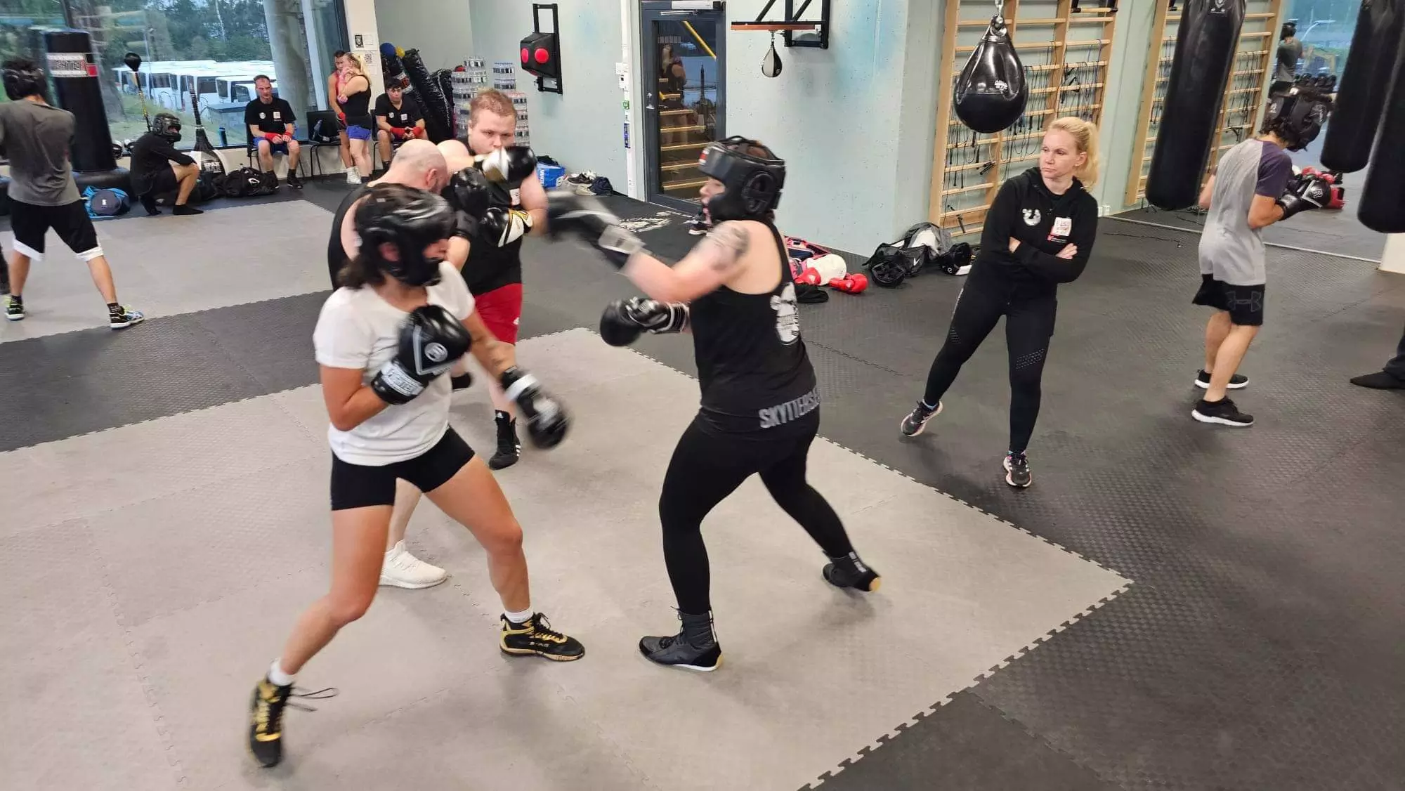 Sparring hos Stover Bokseklubb