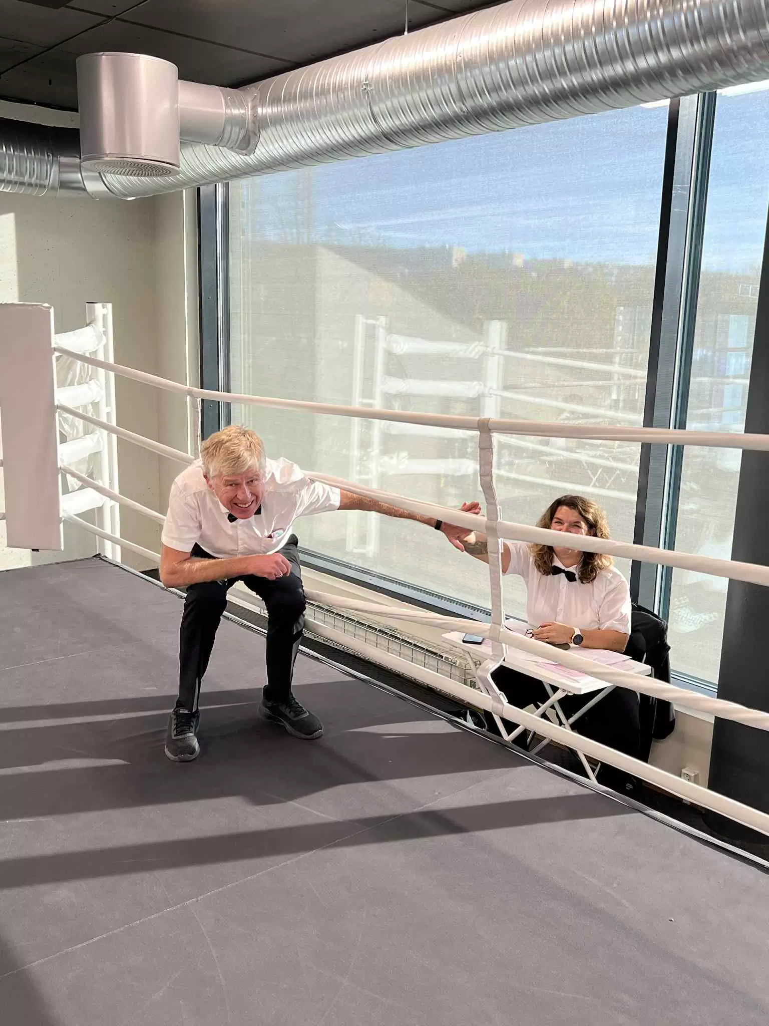 Turid stiller opp, her sammen med Klaus